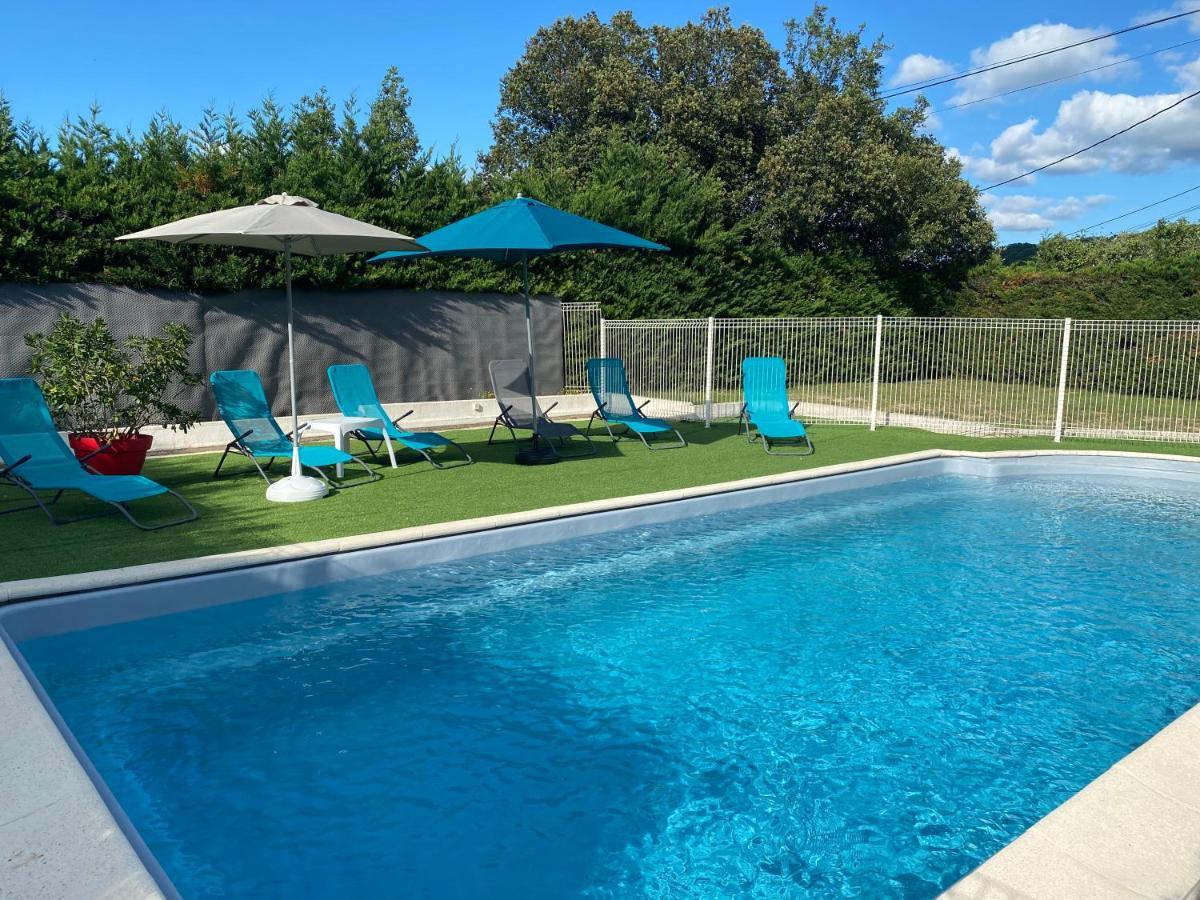 Gite Lavande Avec Piscine Privee Classe 4 Etoiles Lagorce  Zewnętrze zdjęcie