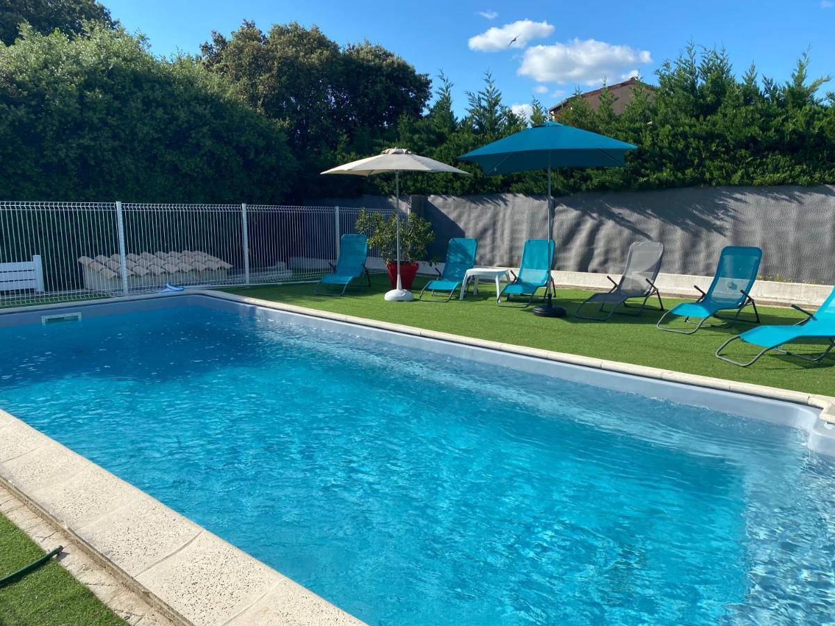 Gite Lavande Avec Piscine Privee Classe 4 Etoiles Lagorce  Zewnętrze zdjęcie